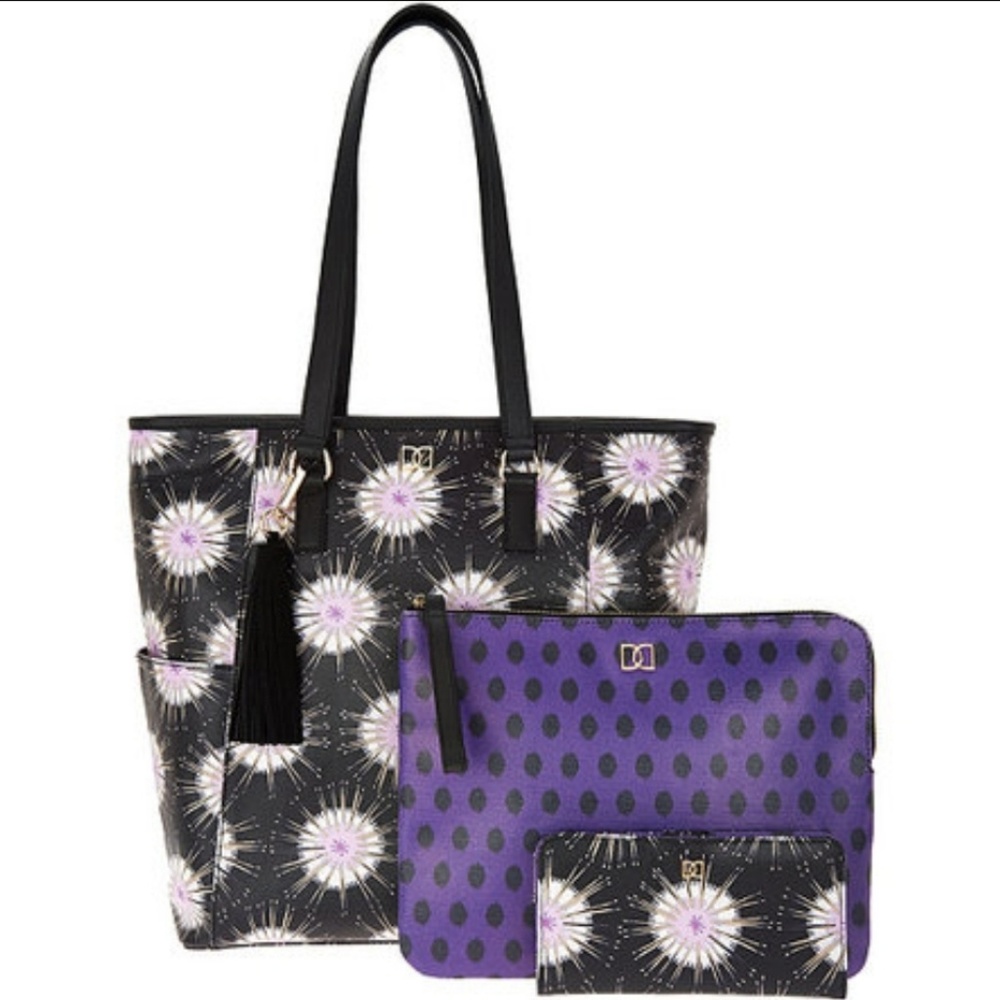 Dena North/South Shopper with Lanyard Pouch Wallet